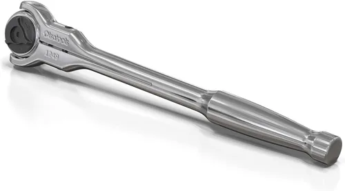 Vista 11 de Olsa Tools Trinquete de cabeza giratoria - Accionamiento de 1/2 pulgada con cabeza redonda de 90 dientes - Llave de dados de estilo roto para 1 pieza