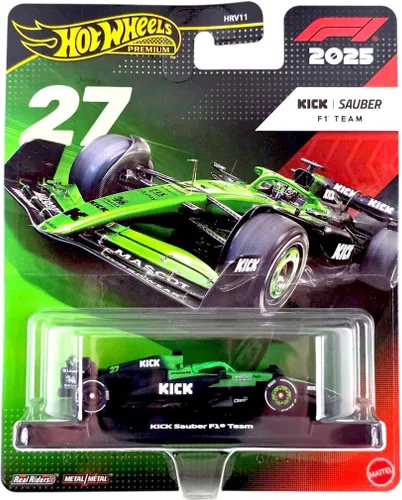 Vista 7 de Hot Wheels F1 2025 - Juego de 7 autos de fórmula 1 fundidos a presión