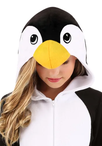 Vista 3 de Disfraz de Pijama de Pingüino Acogedor para Niños Multicolor