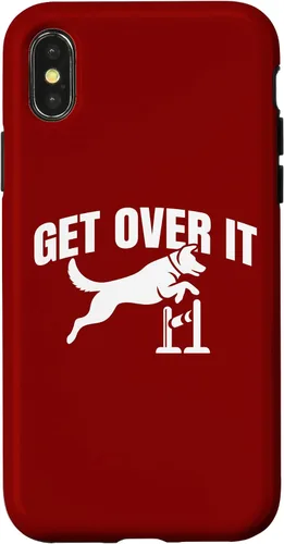 Vista 4 de iPhone 15 Dog Agility Handler - Get Over It - Bar Jumping Dog Agility Case