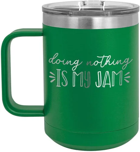 Vista 13 de Taza de café con tapa superior deslizante, con aislamiento de viaje, ideal para regalo de cumpleaños o Navidad de mujeres o hombres Compare