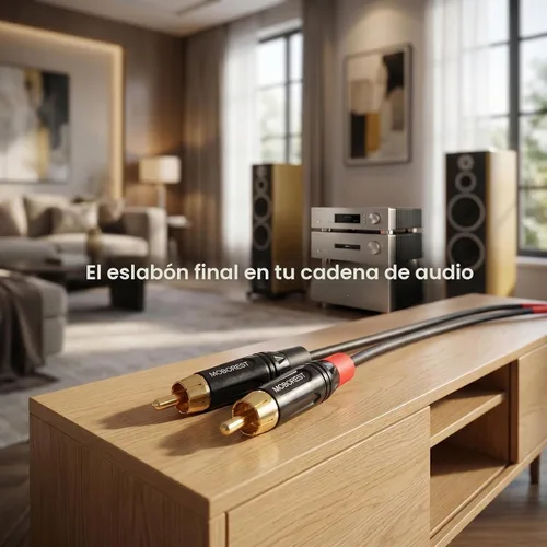 Vista 4 de MOBOREST Adaptador de cable RCA a altavoz, adaptador macho a hembra, audio fono chapado en oro, enchufe de altavoz de soldadura, adaptador de RCA