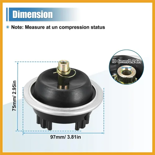 Vista 7 de Actuador de vacío diferencial delantero 4WD de tracción en las 4 ruedas 25031740 para Chevrolet S10 Blazer 1983-2005 para GMC S15 Jimmy para Pontiac
