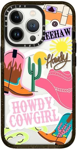 Vista 346 de CASETiFY Funda Impact para iPhone 13 [Protección contra caídas de grado militar 4X de 8.2 pies/Compatible con Magsafe] - #1 Mom - Transparente