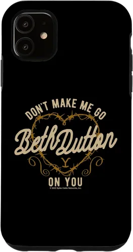 Vista 8 de Funda para iPhone 16 Yellowstone San Valentín Don't Make Me Go Beth Dutton
