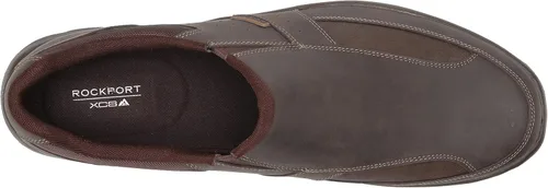 Vista 5 de Rockport Mocasines Get Your Kicks sin cordones para hombre, Negro