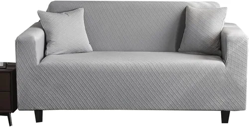 Vista 33 de Funda elástica para sofá de 3 plazas, funda protectora para sofá de 3 plazas, fundas elásticas para sofá de 2/3 plazas, fundas protectoras de sofá