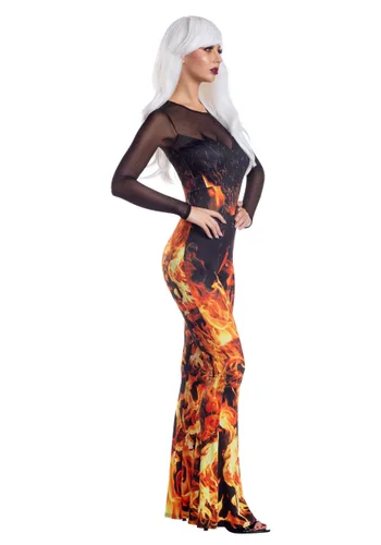 Vista 3 de Disfraz de Mono de Llama para Mujer Multicolor