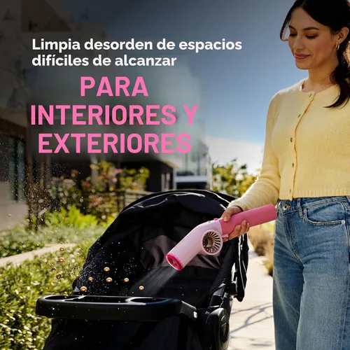 Vista 5 de Shark BlastBoss - Sistema de chorro de aire todo en uno con BlastBroom, boquilla de precisión, varita de extensión, limpieza en interiores y Carbón