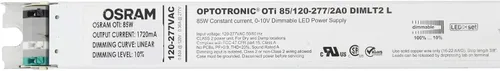 Vista 2 de Sylvania 79470 - OTi 85/120-277/2A0 DIMLT2 L Fuente de alimentación LED regulable de 85 vatios 120/277 voltios