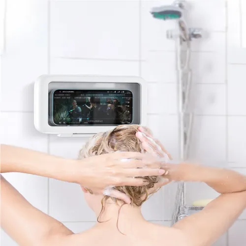 Vista 4 de Soporte De Teléfono Para El Baño Impermeable