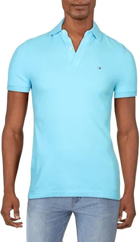 Vista 46 de Tommy Hilfiger Polo de piqué de algodón de manga corta para hombre en ajuste regular
