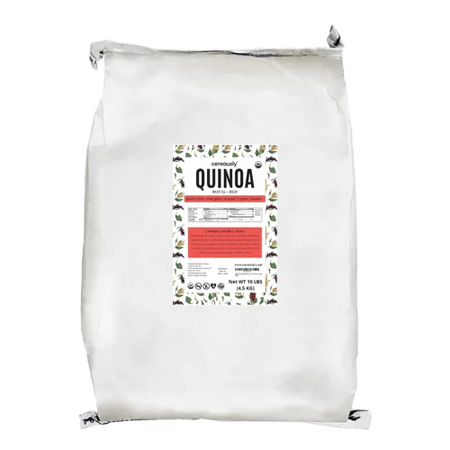 Vista 5 de CEREAUSLY Quinoa roja orgánica – Quinoa real premium de Bolivia – Quinoa Kosher y sin OMG – Quinoa vegana y con cuota de gluten – 4 libras