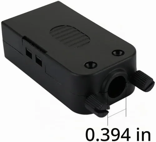 Vista 5 de Twinkle Bay D-SUB DB15 Macho 15Pin Jack Puerto a Terminal Breakout Board Conector 3Row Plug, DR15 VGA macho con estuche