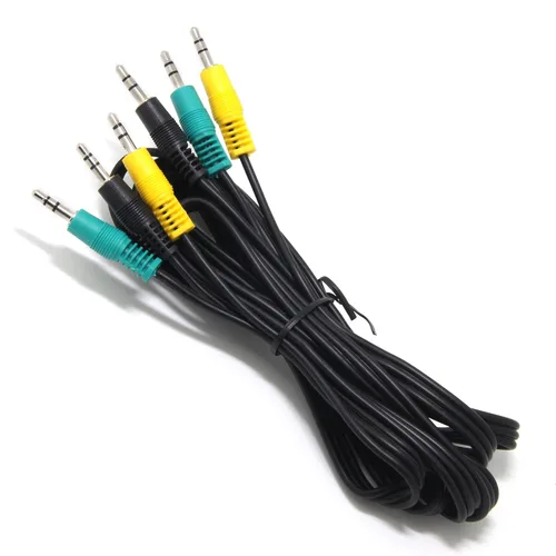 Vista 5 de Ancable Cable de audio de repuesto para canales 5.1, altavoces de computadora Logitech de 0.138 in 1/8 TRS macho a macho de 6 pies compatible