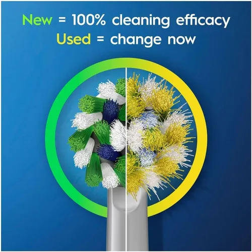 Vista 4 de Oral-B, Paquete de 12 cabezales de cepillo de dientes, viejos
