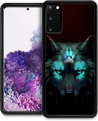 Vista 11 de CARLOCA Funda compatible con Samsung Galaxy S23 Plus, diseño gráfico de identidad negro espiritual lobo, a prueba de golpes, antiarañazos