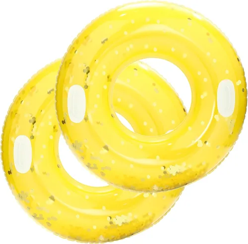 Vista 11 de Anillo de natación grande con asas para adultos, anillos clásicos de piscina de 47 pulgadas, tubos interiores de piscina, flotadores inflables