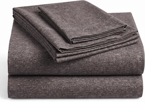Vista 6 de DESTINY CRESCENT BEDDING Juego de sábanas cómodas de algodón de 3 piezas, tamaño individual XL, 100% algodón, transpirables y refrescantes
