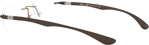 Vista 5 de Ray-Ban Rx8724 Titanium Rectangular Prescription Eyeglass Frames