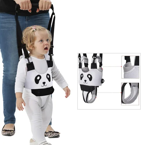 Vista 7 de Arnés para caminar para bebé, arnés de mano para niños pequeños, ayudante ajustable para caminar, cinturón para aprender a caminar