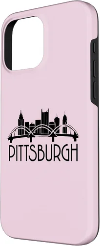 Vista 40 de iPhone 16 Pittsburgh Skyline 412 Steel City Case