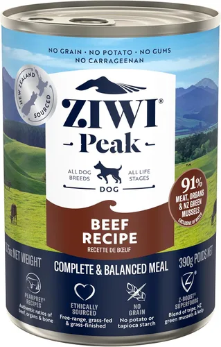 Vista 19 de ZIWI Peak - Comida enlatada para perros, completamente natural, alto contenido en proteínas, sin granos, con ingredientes limitados