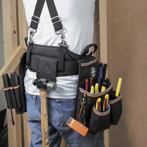 Vista 4 de Klein Tools - 55427 Tradesman Pro cinturón herramienta de electricista, mediano