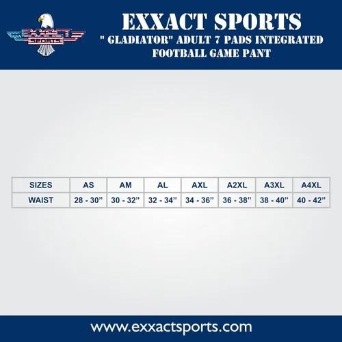 Vista 7 de Exxact Sports Pantalones de fútbol integrados para adultos 'Gladiator' Pantalones de juego de fútbol elásticos en 4 direcciones para hombre