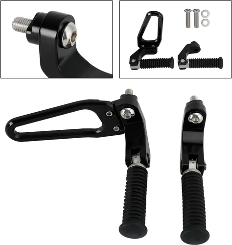 Vista 4 de Bruce & Shark Kit de montaje de estribera de pasajero de pedal trasero para BMW R18 2020-2022