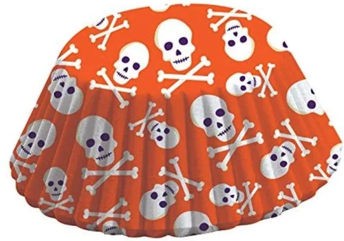 Vista 10 de Fox Run Juego de 32 envoltorios de papel de aluminio para magdalenas y magdalenas, color rosa intenso