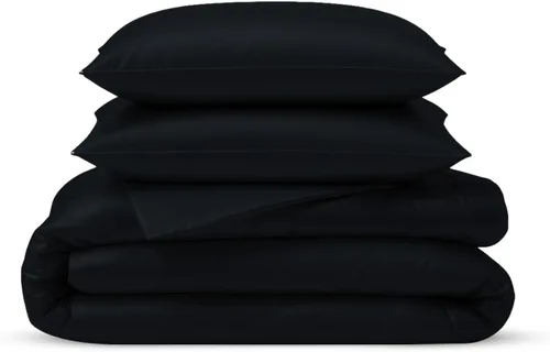 Vista 16 de Linenwalas Juego de Funda de Edredón Tamaño Twin - Viscosa Derivada de Bambú Suave, Transpirable, Ligero, Refrescante, Funda de Edredón con Cierre