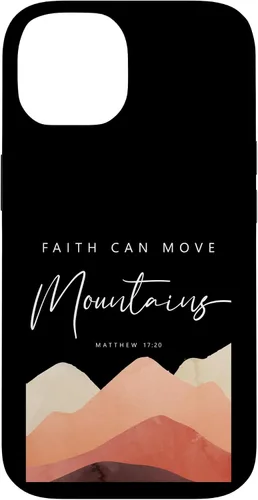 Vista 4 de Faith Can Move Mountains - Matthew 17 20 Inspiring Christian Case for iPhone 17