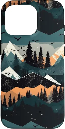 Vista 20 de iPhone 16 Abstract Outdoor Landscape Aesthetic Mountain Case