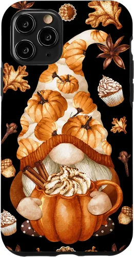 Vista 29 de Cute Fall Yall Pattern Thanksgiving Gnome Love Pumpkin Spice Case for iPhone 17