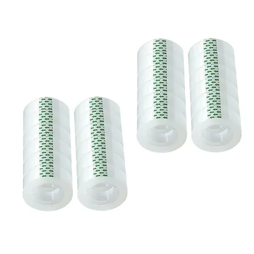 Vista 10 de 6 rollos de recambio de cinta transparente de 3/4 pulgadas x 1000 pulgadas, núcleo de 1 pulgada, rollo de repuesto de cinta de regalo transparente