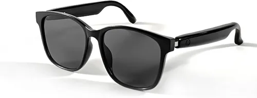 Vista 2 de Lentes inteligentes, lentes de sol polarizados con Bluetooth, lentes de sol polarizados de audio con altavoz, asistente de voz, oreja abierta, Azul