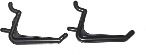 Vista 6 de JSP Manufacturing Ganchos para tablero perforado gigante, herramientas de garaje, martillo de almacenamiento de herramientas de aire, joyería
