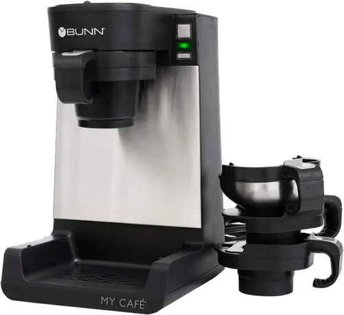 Vista 4 de BUNN MCU My Cafe cafetera de una sola taza multiuso para el hogar (Negro/SST)