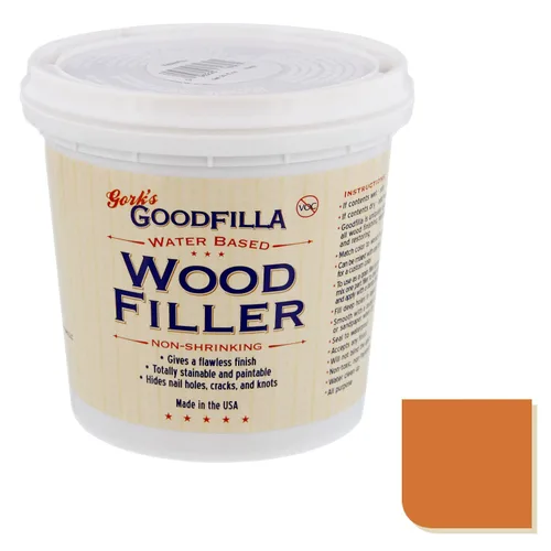 Vista 13 de Goodfilla Ash, 8 onzas, relleno de madera y veta, teñible, tintable, lijable, cero residuos, no tóxico, fabricado en EE. UU Ceniza