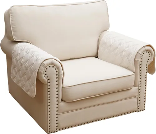 Vista 8 de Eismodra Fundas para brazos de silla, funda de sofá para sofá reclinable, sillón reclinable, gatos y perros, funda antideslizante para reposabrazos
