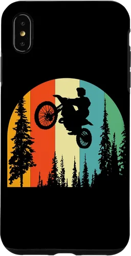 Vista 7 de iPhone 15 Retro Dirt Bike Supermoto Biker - Vintage Mx Motocross Case
