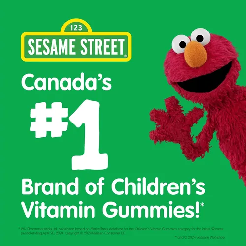 Vista 8 de Webber Naturals Gomitas probióticas para niños de Plaza Sésamo