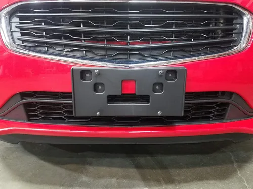 Vista 6 de Red Hound Auto Soporte de montaje de parachoques de matrícula frontal compatible con Chevrolet Cruze 2015-2016, incluye tornillos y accesorios