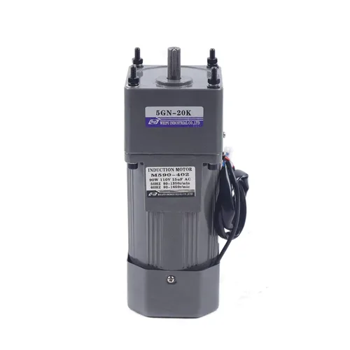 Vista 12 de 15W 10K AC110V 125 RPM Motor reductor de engranajes variable ajustable con controlador de velocidad para la industria