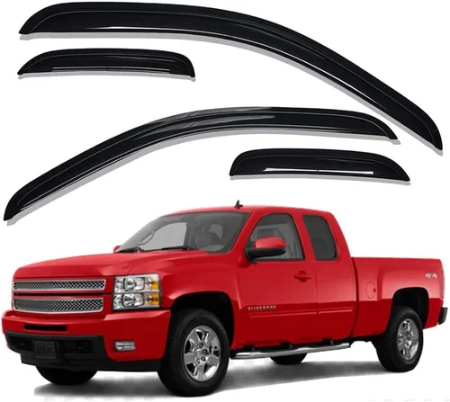 Vista 10 de Protectores de lluvia cromados para ventana GMC Terrain 94167Y 2010-2017