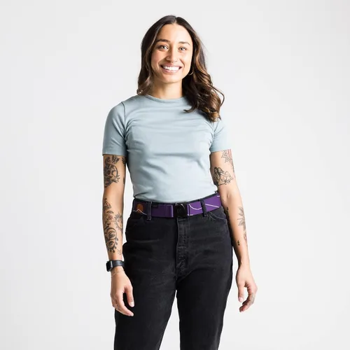 Vista 9 de Arcade The Original Unisex Adventure Belt, Repreve Elastic Webbing, Non-Metal Travel Friendly Buckle