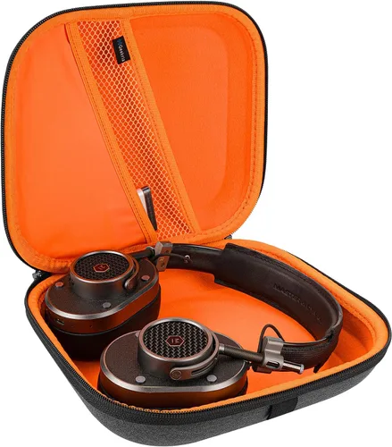 Vista 3 de Estuche duro para audífonos ATH-M50, M50x, ANC29, ESW10, WS77, AKG K545, K619, K167, SONY MDR-XB950, MDR-XB920, MDR-XB900 y más, funda de viaje Tela