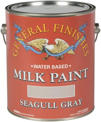 Vista 16 de General Finishes Pintura de leche a base de agua, 1 pinta, blanco antiguo