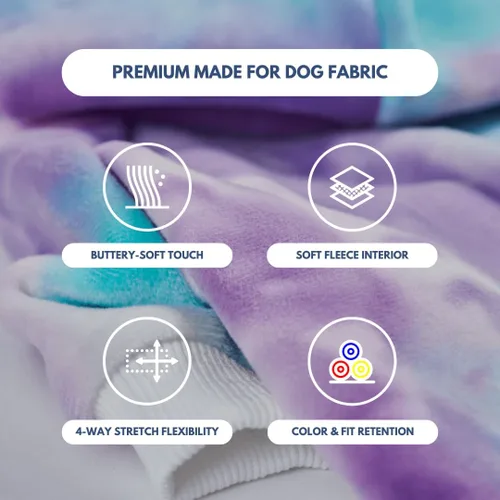 Vista 4 de Spark Paws Sudadera con capucha para perro, suéter de primera calidad para perros pequeños, medianos y grandes Trajes cálidos para bulldogs